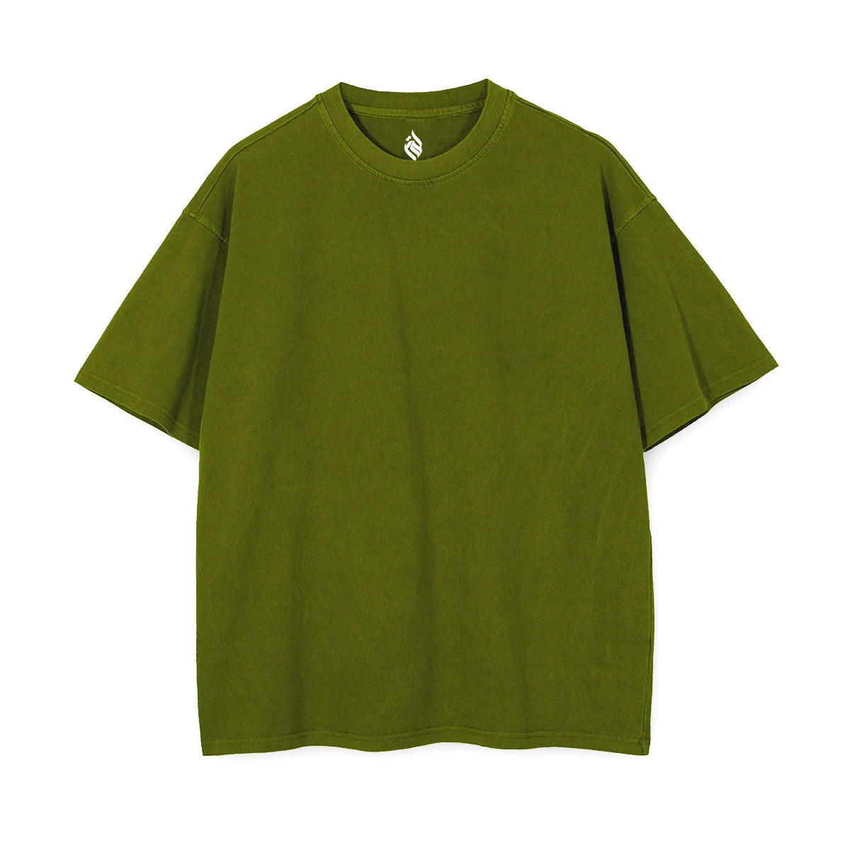 Plain Oversized Drop Shoulder Shirt - Image 2
