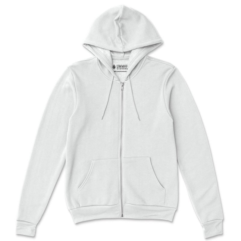 Plain Zipper Hoodie