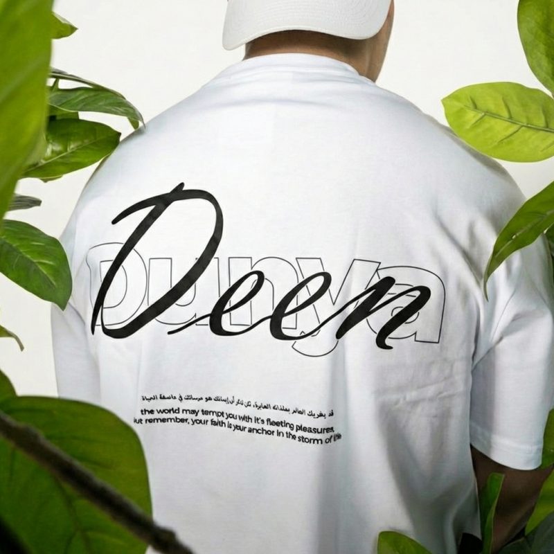 Ummah Deen & Dunya Oversized Drop Shoulder Shirt