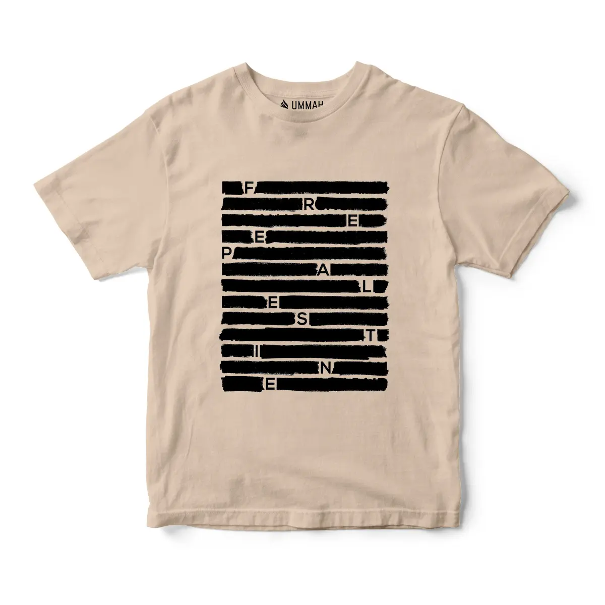 Free Palestine Censored Short Sleeves T-Shirt - Image 2