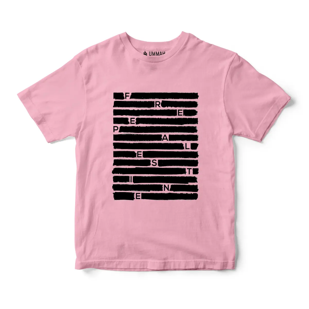 Free Palestine Censored Short Sleeves T-Shirt - Image 3