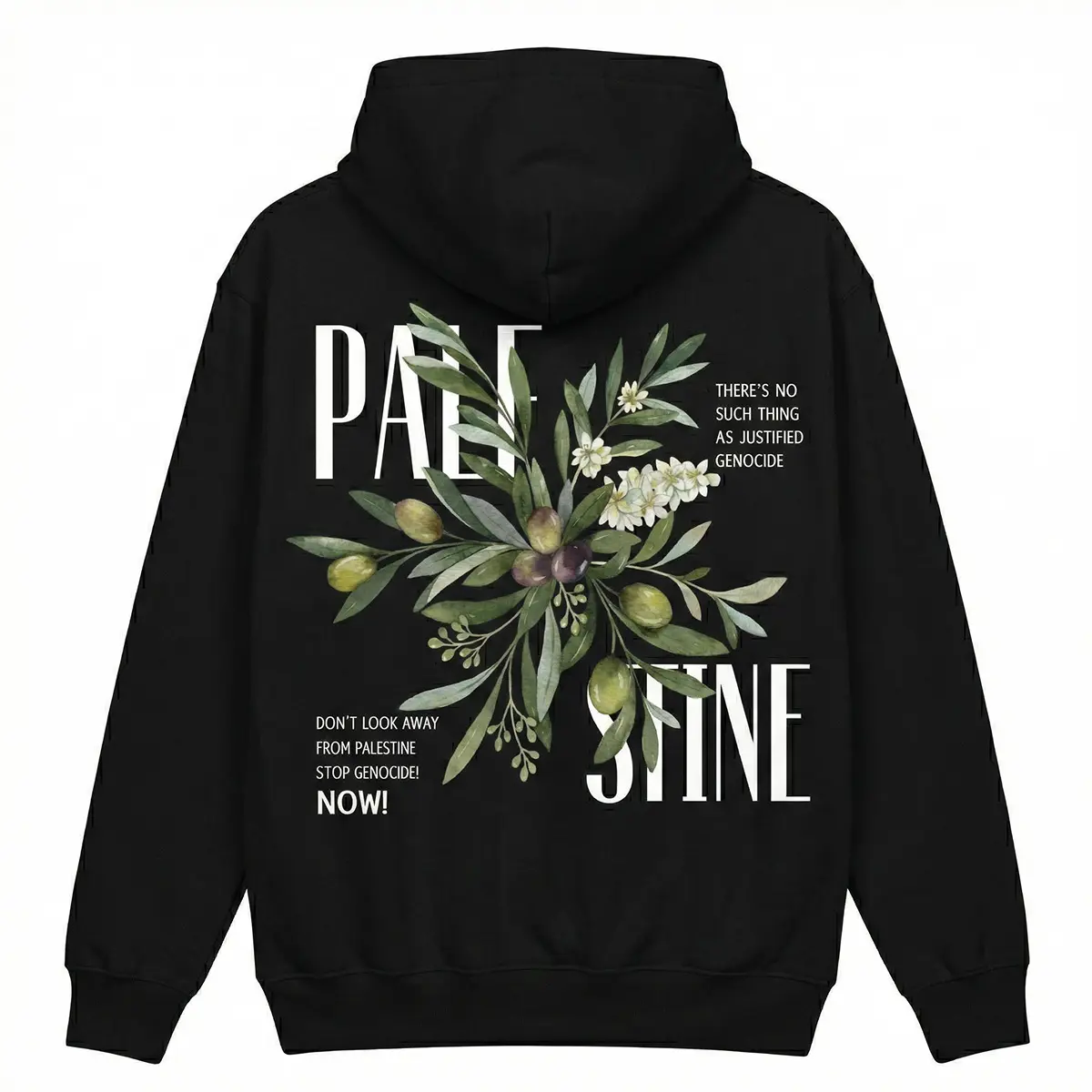 Palestine Olive Statement Hoodie