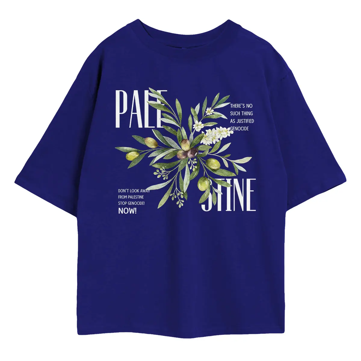 Palestine Olive Oversized Shirt - Image 4