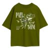 Palestine Olive Oversized Shirt