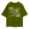 Palestine Olive Oversized Shirt
