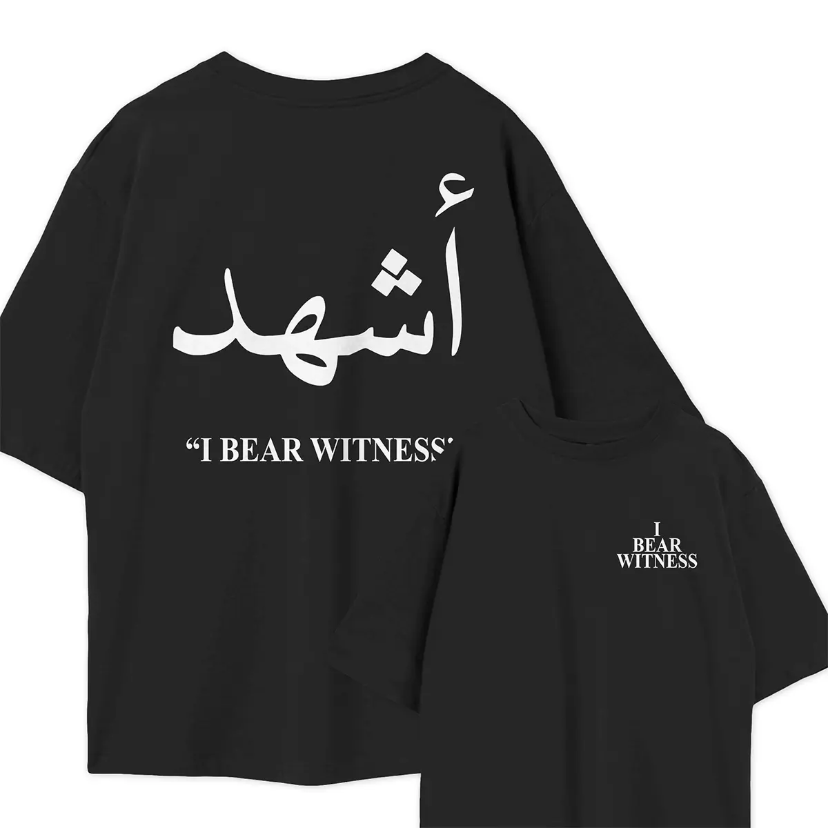 "I Bear Witness" Oversized Drop Shoulder Shirt - Image 7
