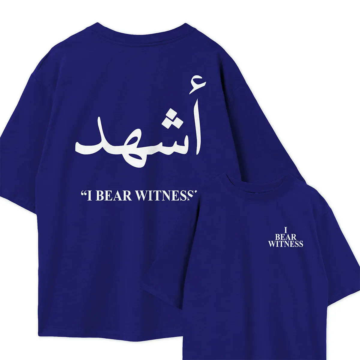 "I Bear Witness" Oversized Drop Shoulder Shirt - Image 5
