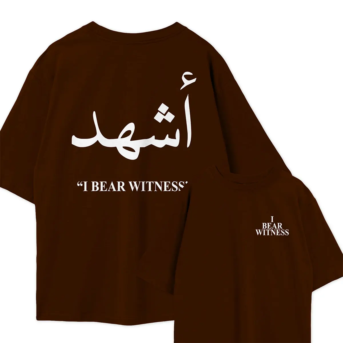 "I Bear Witness" Oversized Drop Shoulder Shirt - Image 6