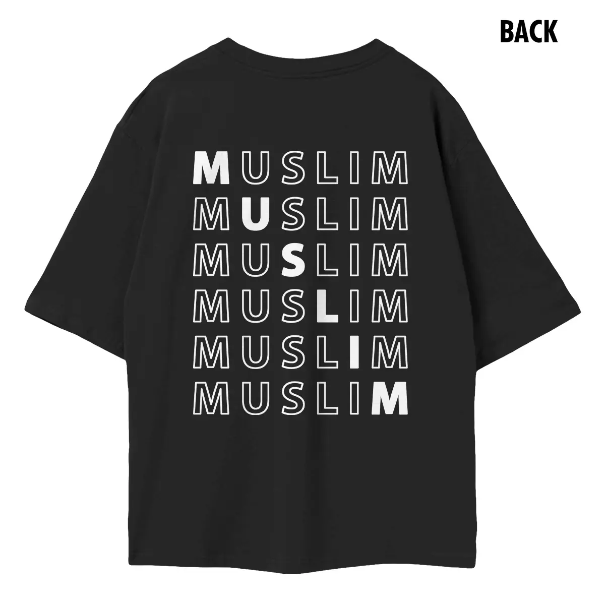 Muslim Oversized T-Shirt - Image 2