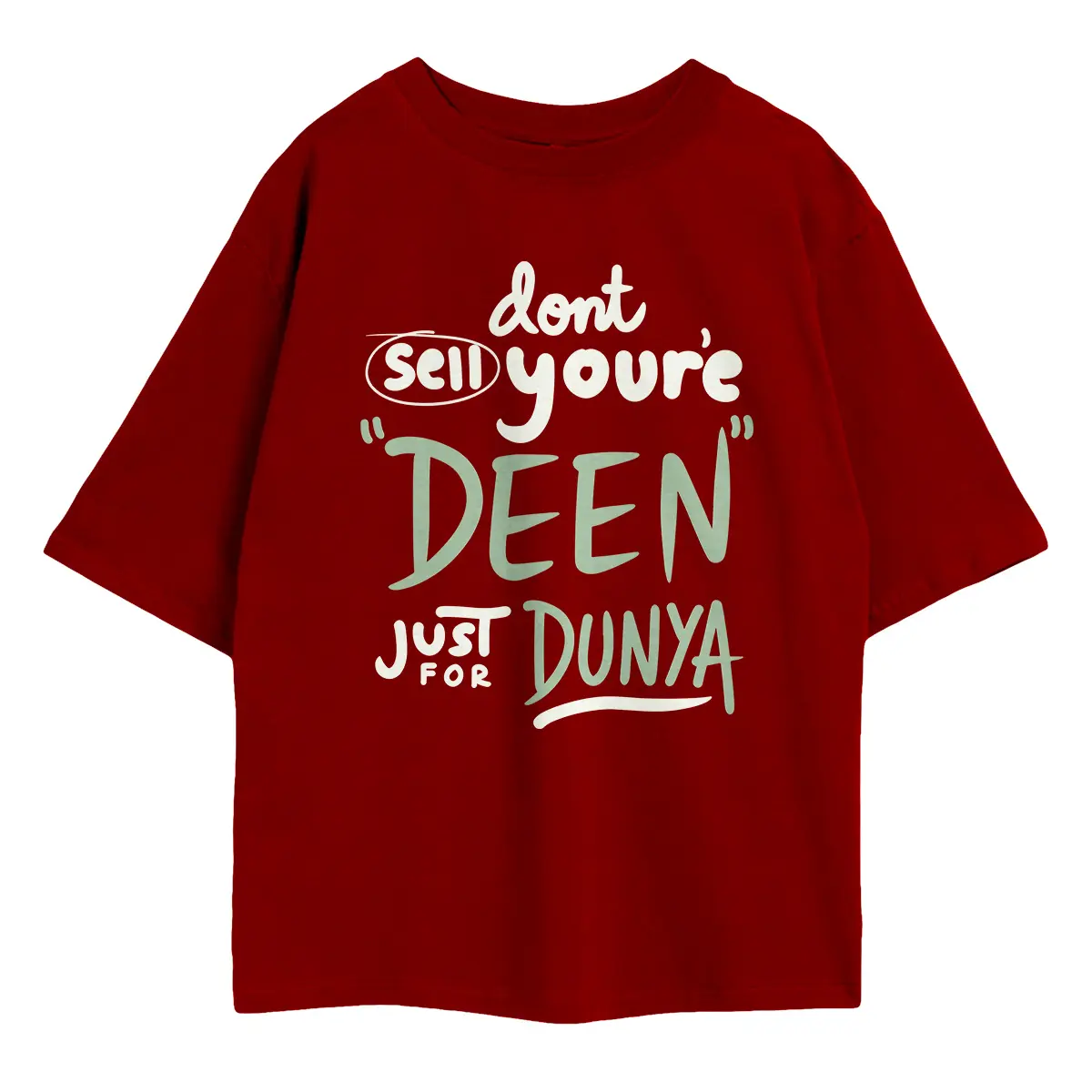 Don't Sell Your Deen Oversized T-Shirt - Image 4